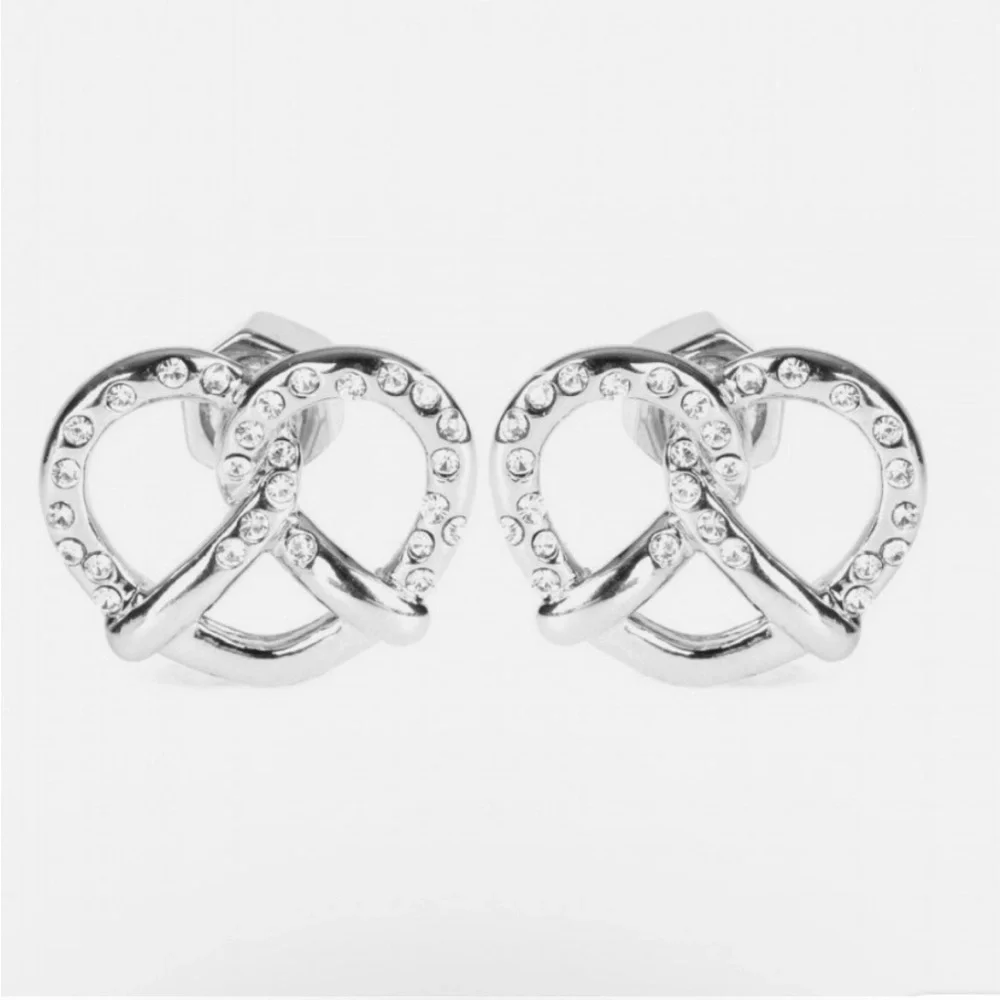 Marc by Marc Jacob’s | Silver Pretzel Knot Earrings NWT - Picture 1 of 5